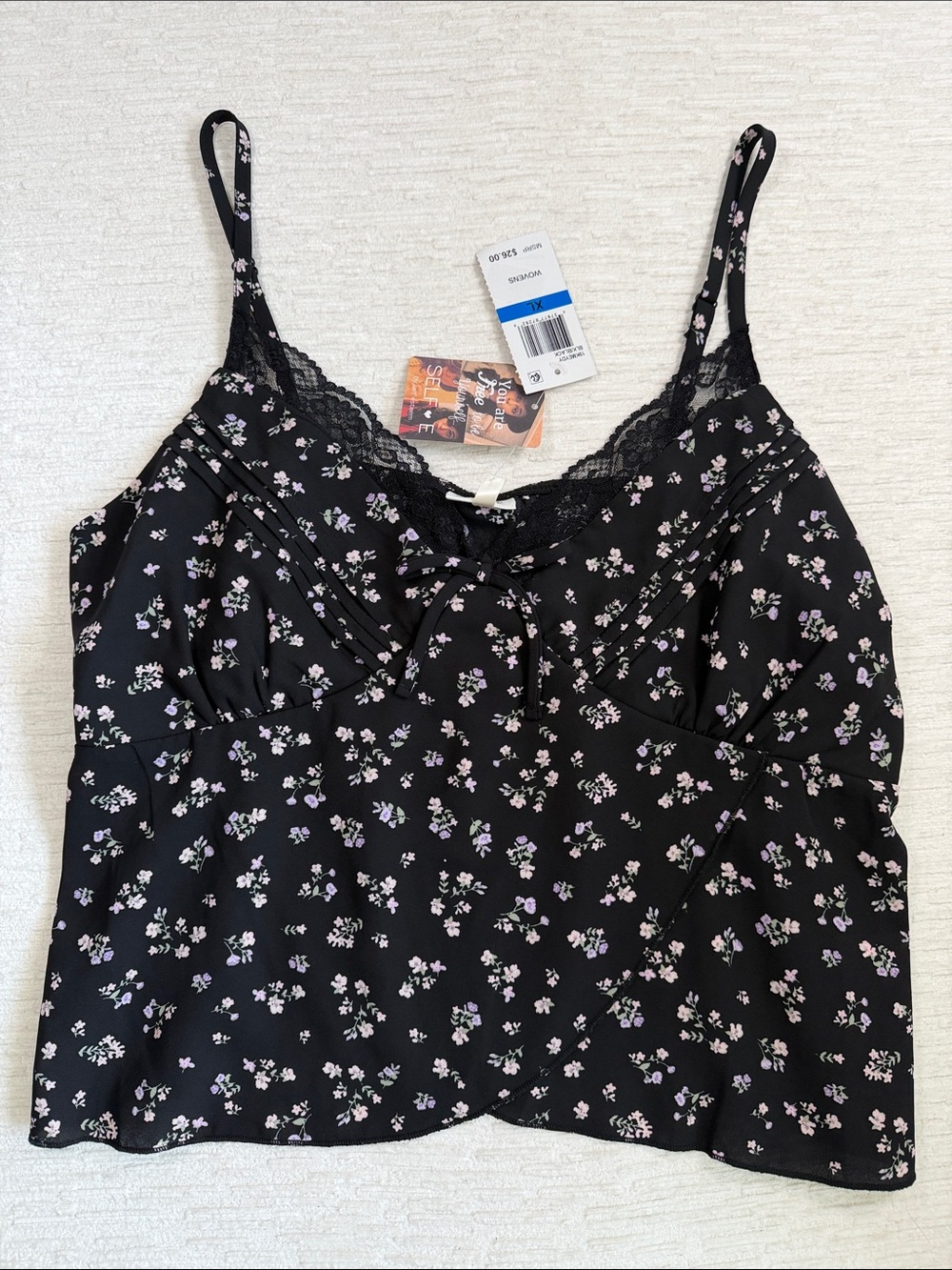 Self Esteem Juniors Fly-Away Lace Cami